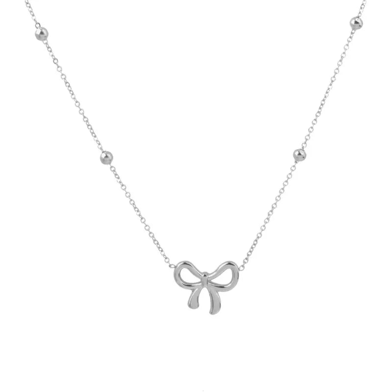 BOWKNOT BEADS NECKLACE