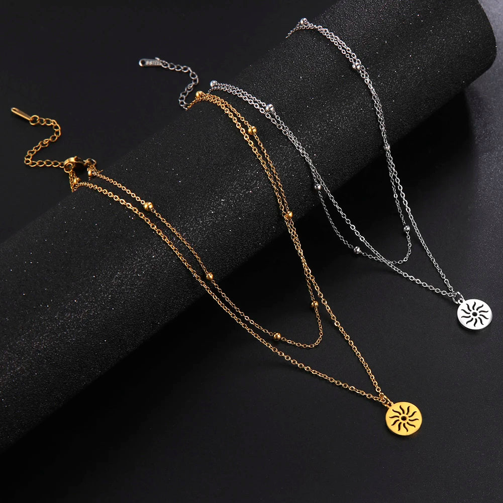 ROUNDSUN BEADS NECKLACE