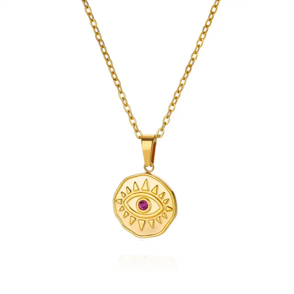 LUCKY EVIL EYE NECKLACE