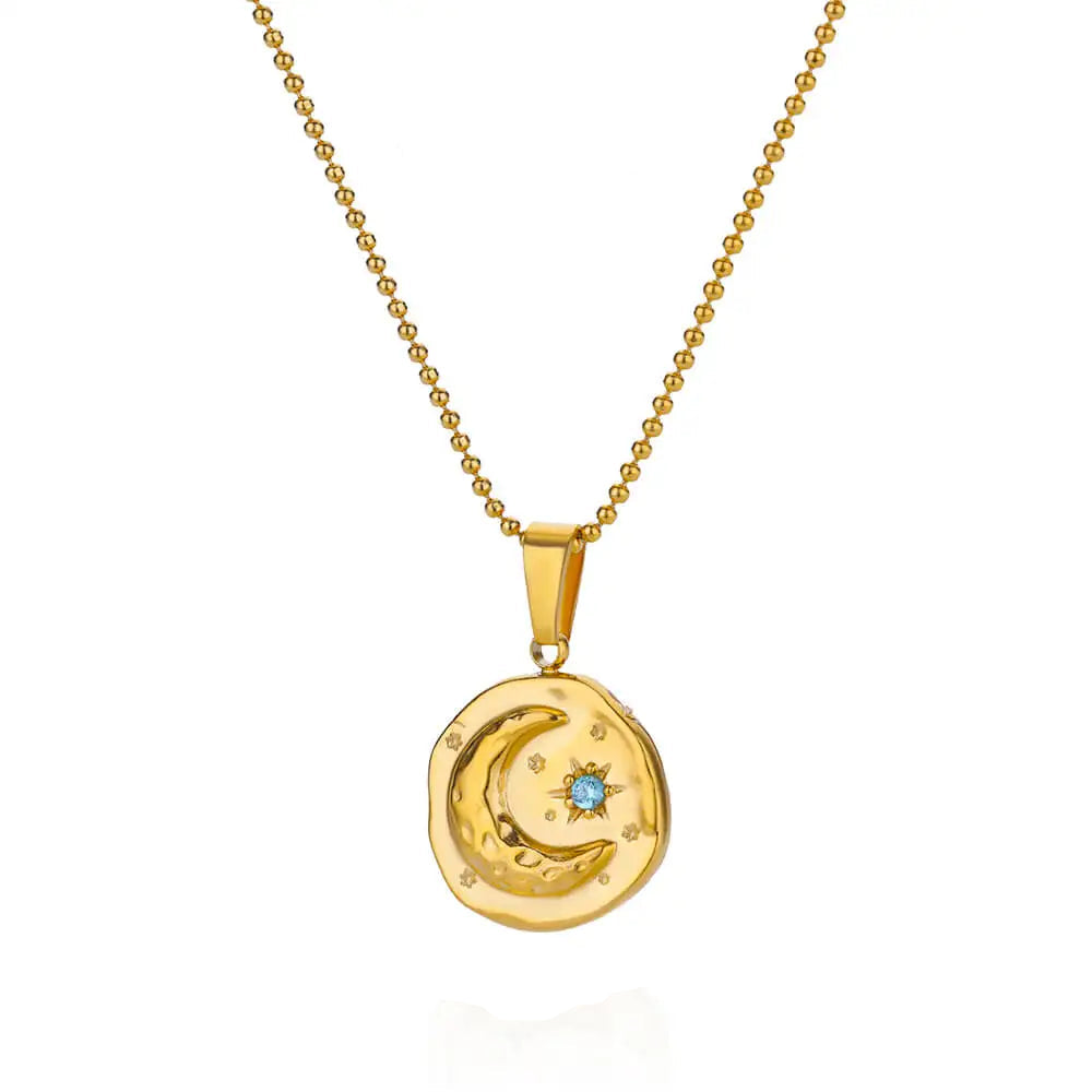 MOON STAT NECKLACE
