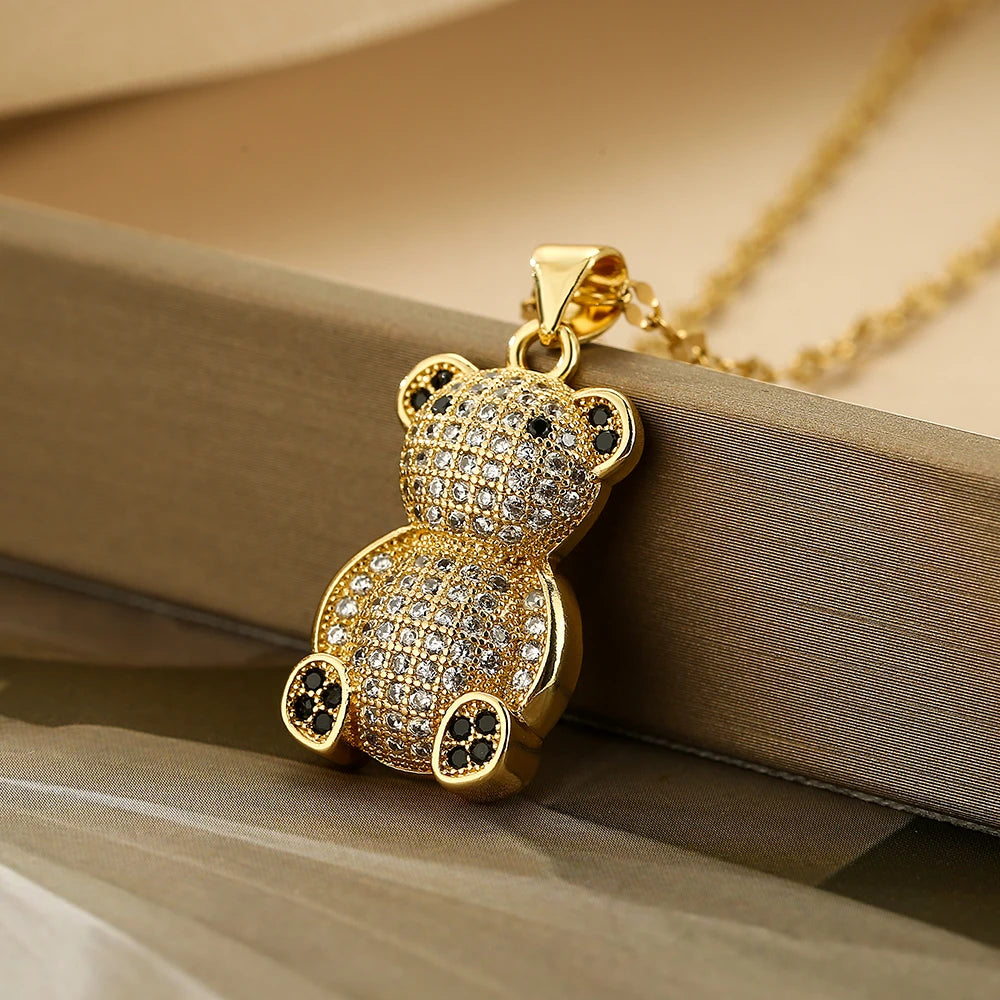 CUTE BEAR NECKLACE