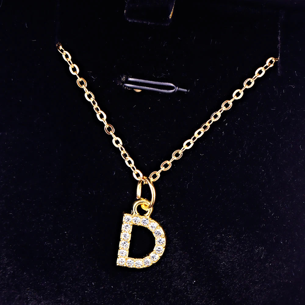 KPOP SHINING ALPHABET NECKLACE