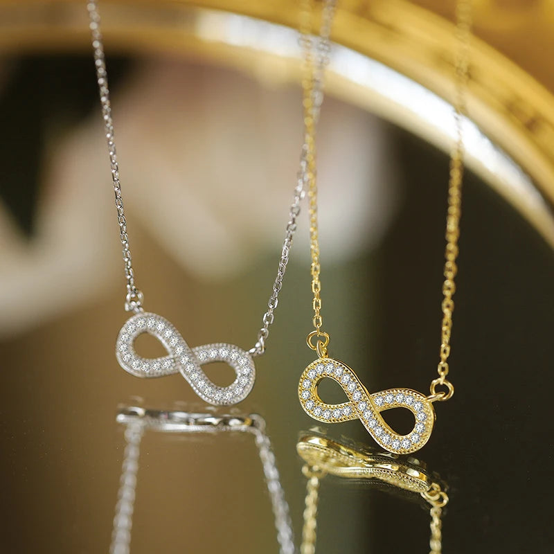 FIGURE MICRO DIAMOND NECKLACE