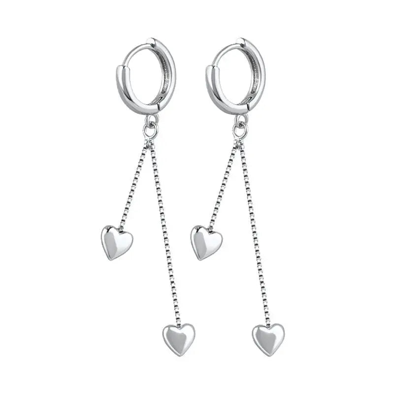 DOUBLE HEART EARRINGS