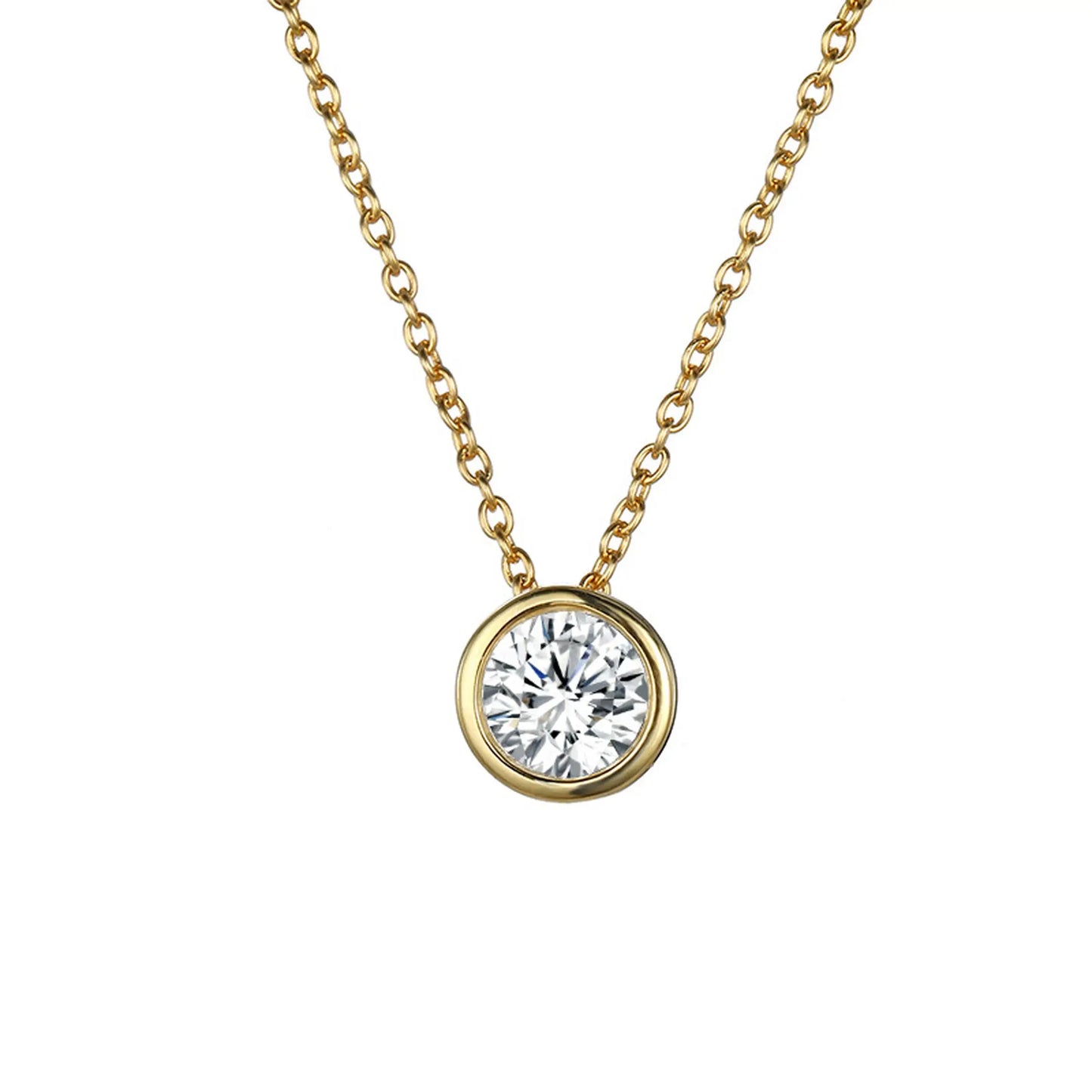 RHINESTONE ROUND NECKLACE