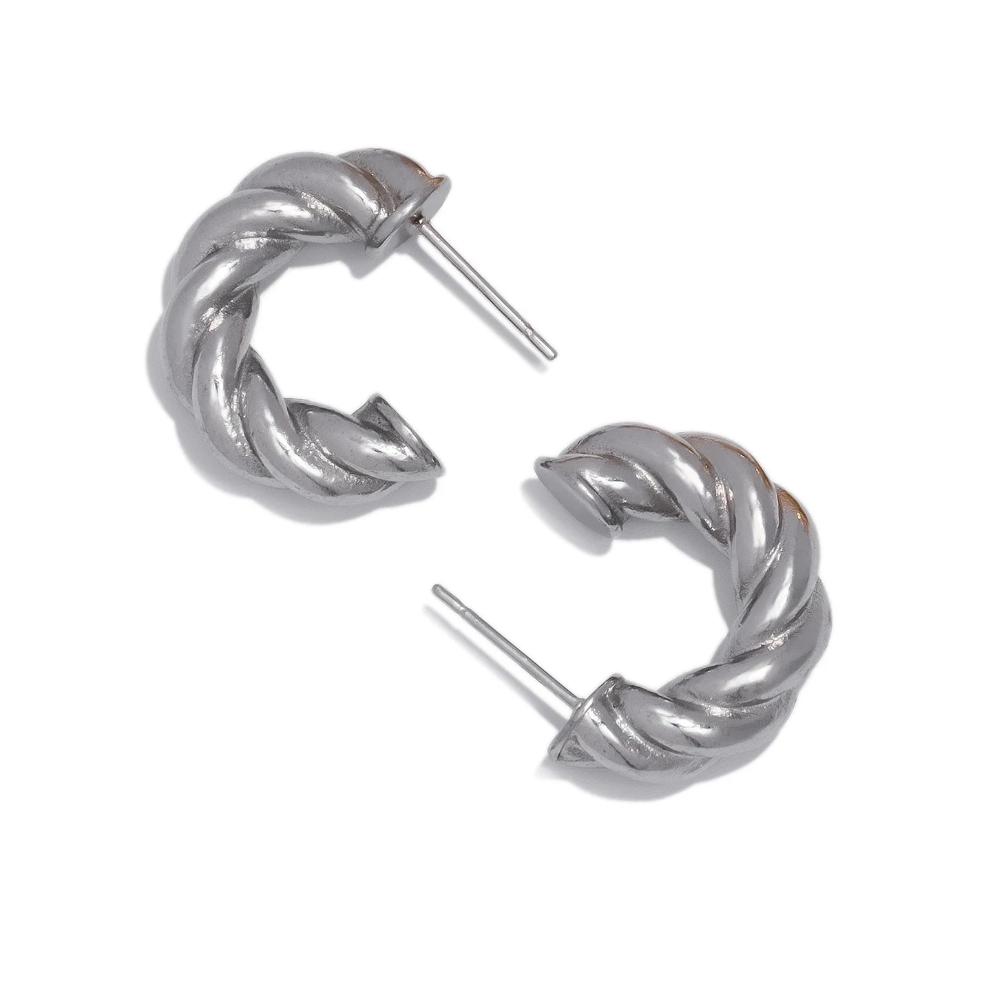 WOVEN TWIST EARRINGS