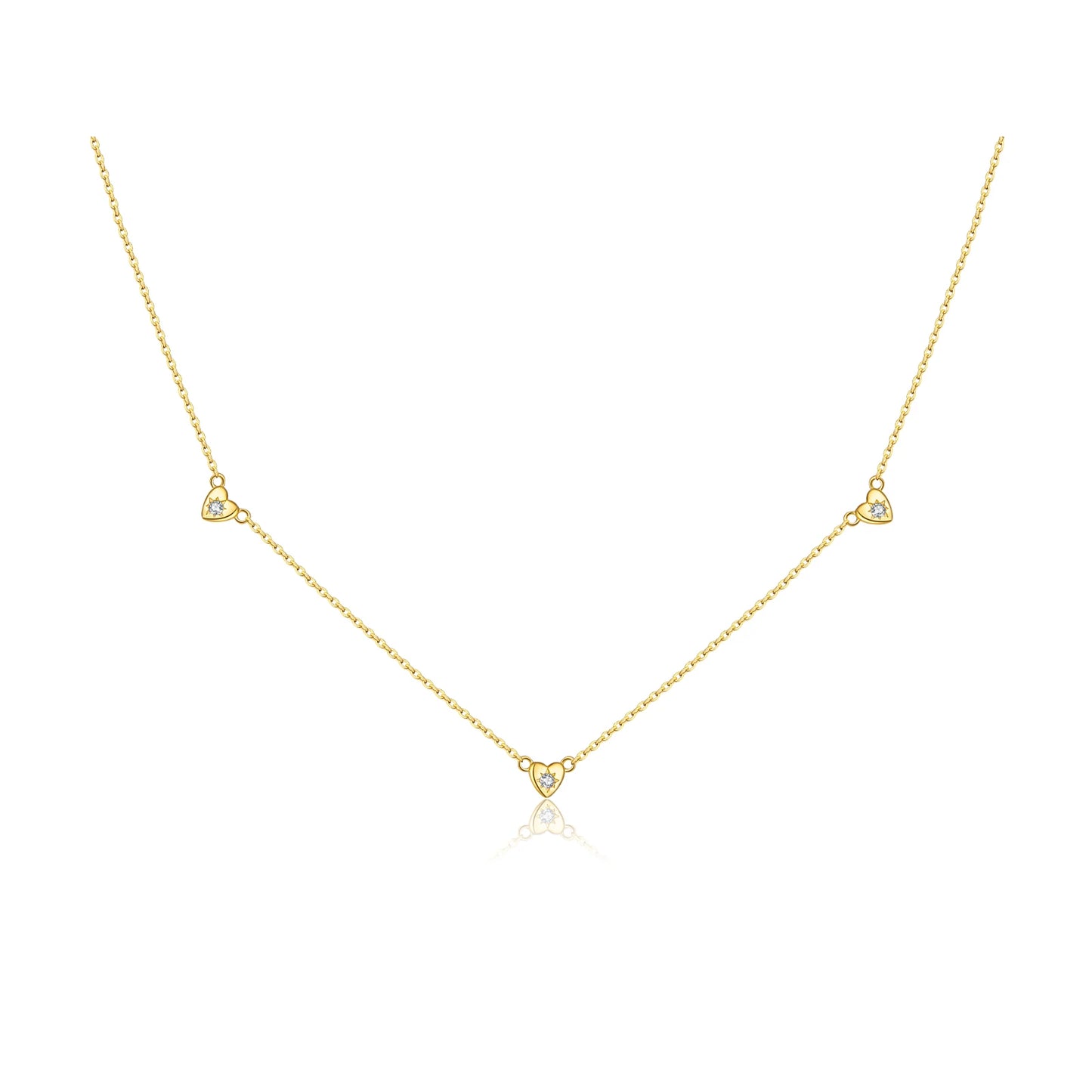 THREE HERAT CHARM NECKLACE
