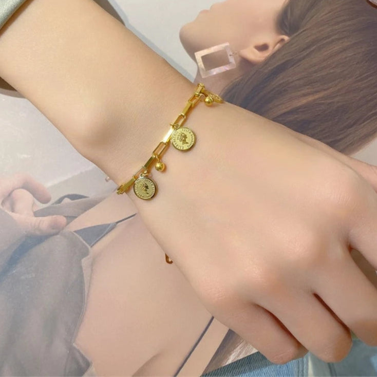 VIBE WITH COINS BRACELET
