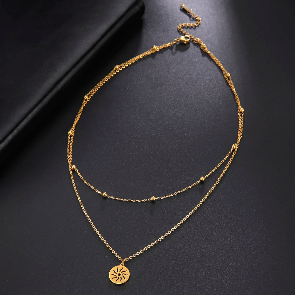 ROUNDSUN BEADS NECKLACE