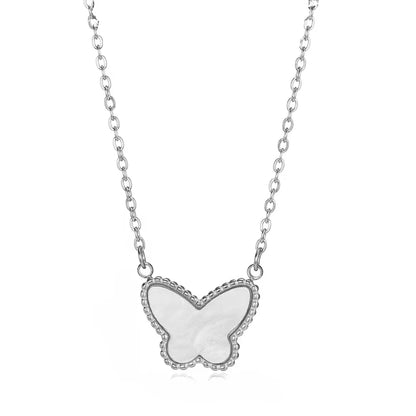 SEA SHELL BUTTERFLY NECKLACE