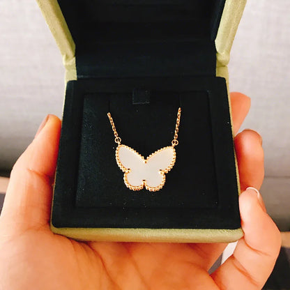 SEA SHELL BUTTERFLY NECKLACE