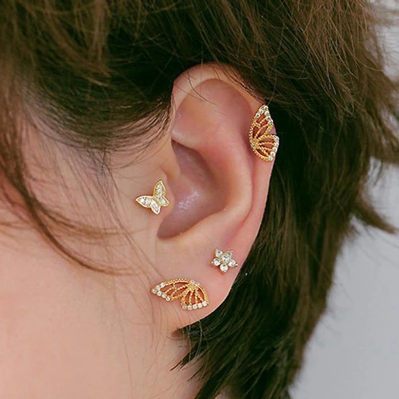BUTTERFLY WING EARRINGS