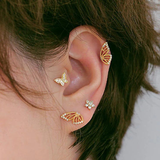 BUTTERFLY WING EARRINGS