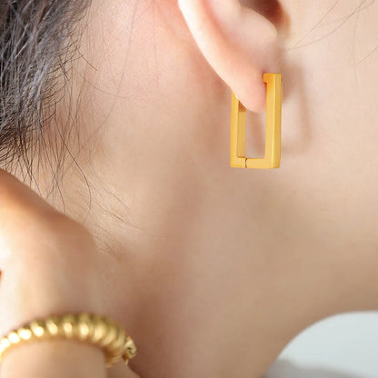 BUCKLE HOOP EARRINGS