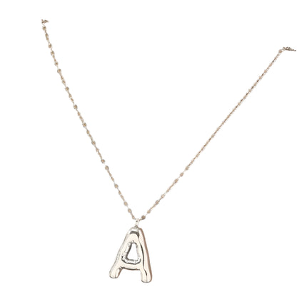 HOLLOW LETTER NECKLACE