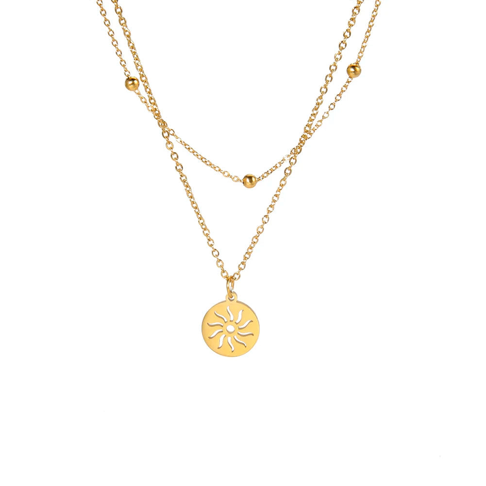 ROUNDSUN BEADS NECKLACE