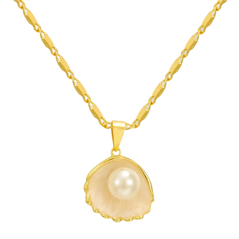 SEASHELL PAERL NECKLACE