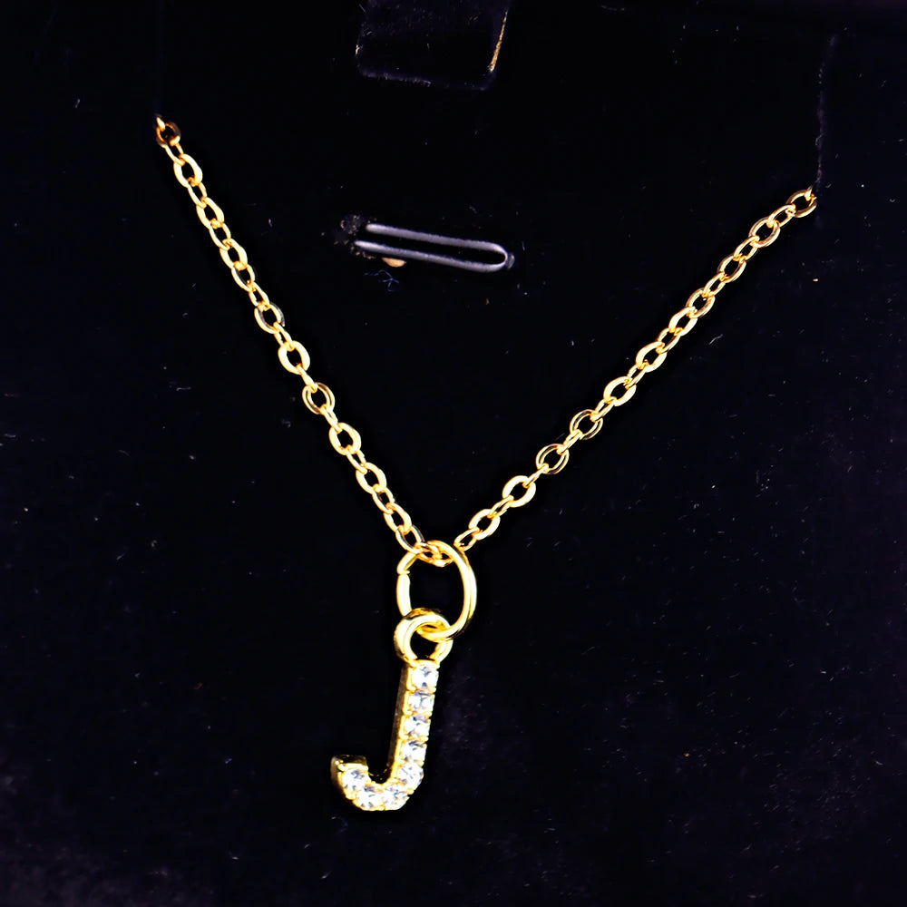KPOP SHINING ALPHABET NECKLACE