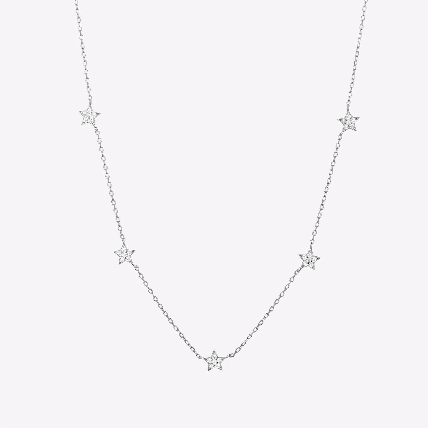 STAR PAVE CHRAM NECKLACE