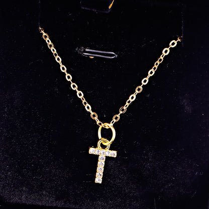 KPOP SHINING ALPHABET NECKLACE