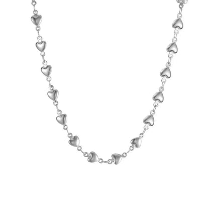 BEADED HEART NECKLACE