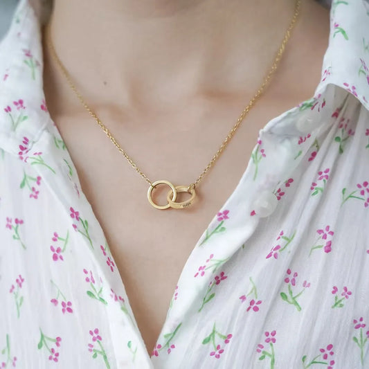 TOGETHER ENGRAVED NECKLACE