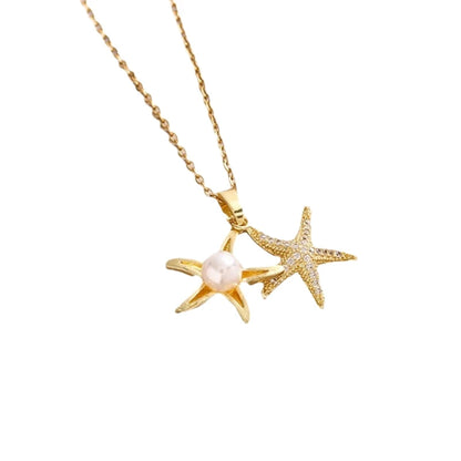 STARFISH PEARL NECKLACE