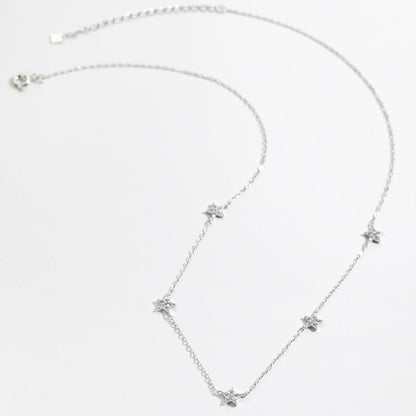 STAR PAVE CHRAM NECKLACE