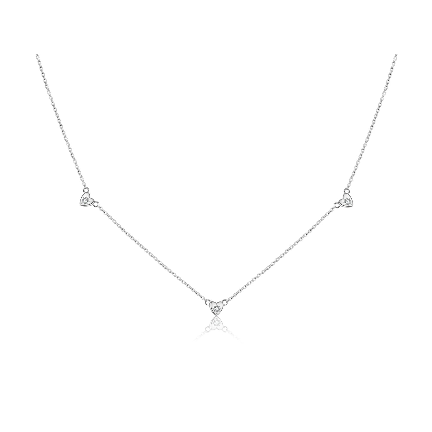 THREE HERAT CHARM NECKLACE
