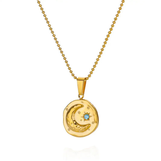 MOON STAT NECKLACE