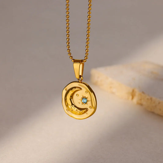 MOON STAT NECKLACE