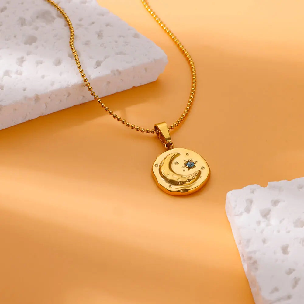 MOON STAT NECKLACE