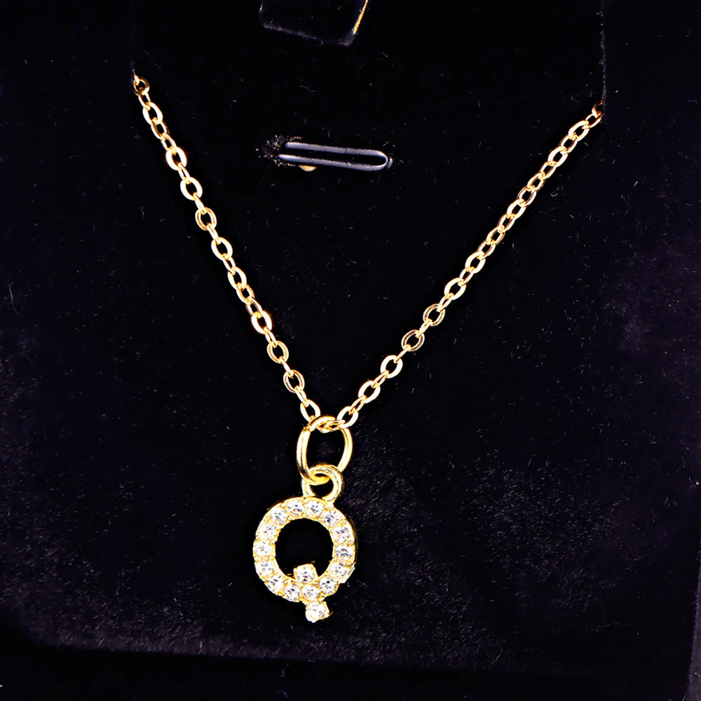 KPOP SHINING ALPHABET NECKLACE
