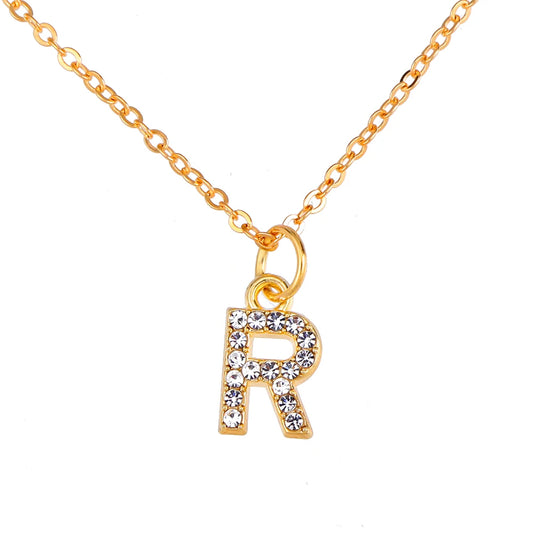 KPOP SHINING ALPHABET NECKLACE