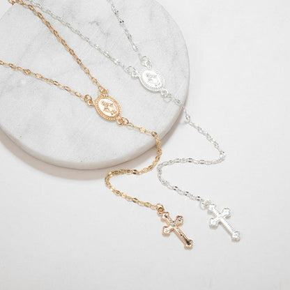 CROSS MARY NECKLACE