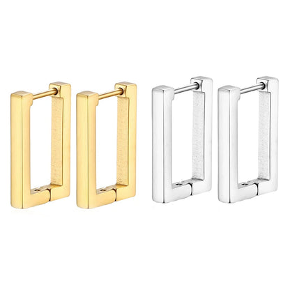 BUCKLE HOOP EARRINGS