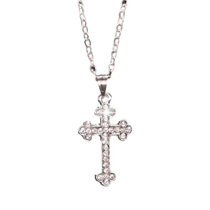 RHINESTONE CHRIST CHRAM NECKLACE