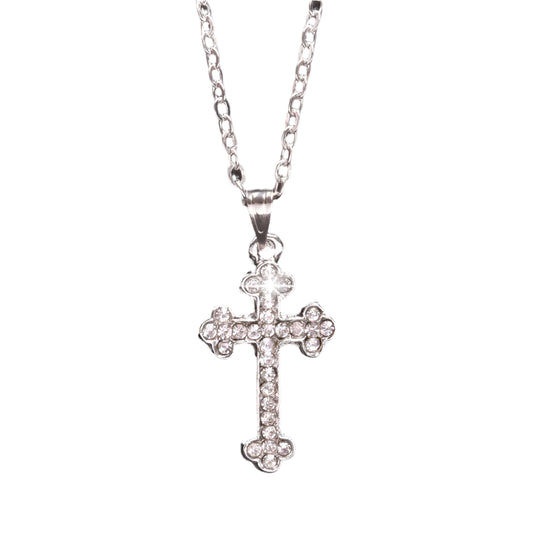 RHINESTONE CHRIST CHRAM NECKLACE