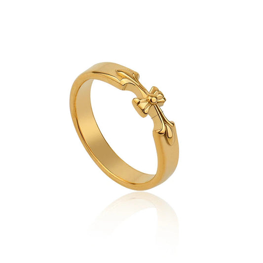 CROSS HEART RING