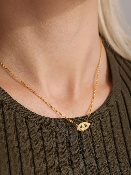 DAILY EYES CHARM NECKLACE