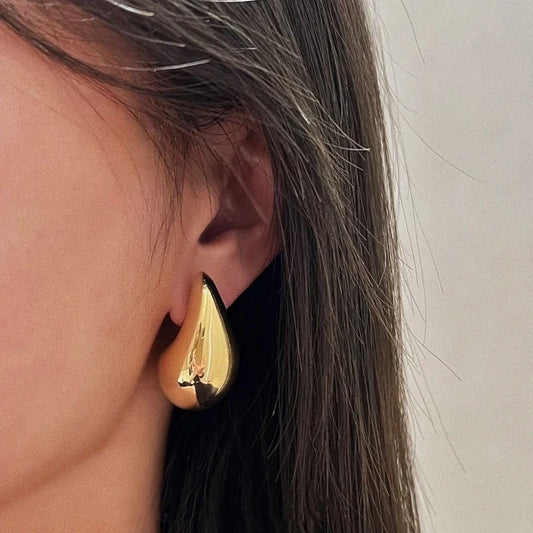CHUNKY DOME EARRINGS