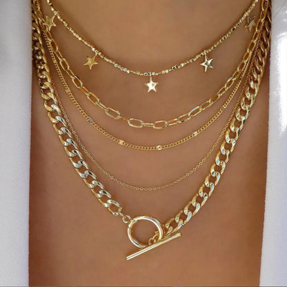 MULTIPLE LAYERED NECKLACE