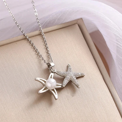 STARFISH PEARL NECKLACE