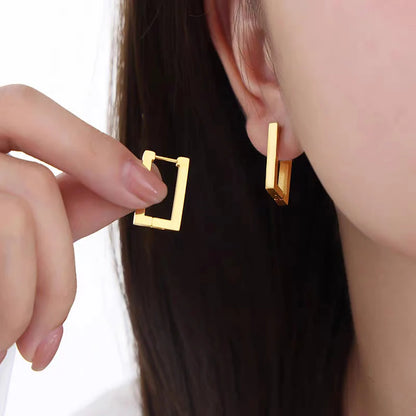 BUCKLE HOOP EARRINGS