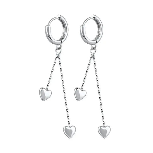 DOUBLE HEART EARRINGS