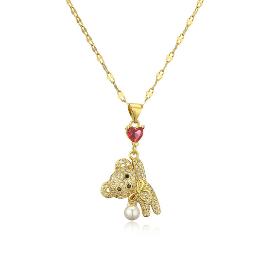 CUTE BEAR NECKLACE