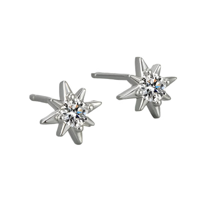 OCTAGONAL STAR EARRINGS