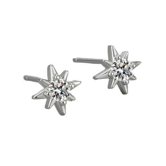 OCTAGONAL STAR EARRINGS