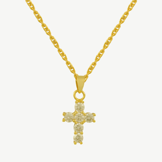 CUTE CROSS PENDANT NECKLACE