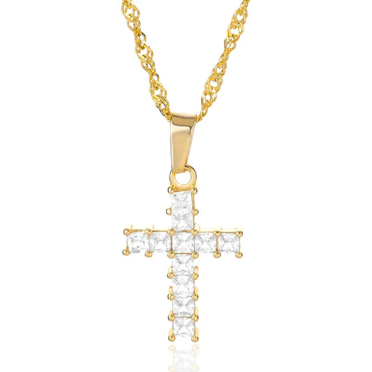 JESUS CROSS NECKLACE